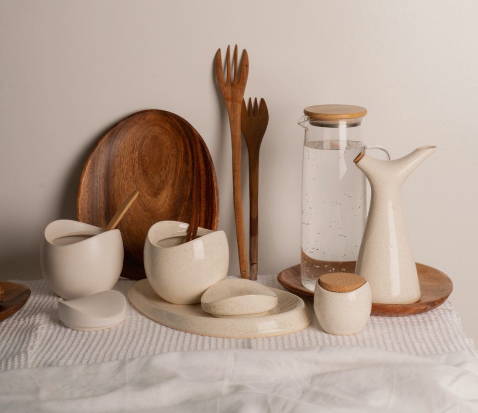 Piezas cerámicas de diseño Fusión Estudio